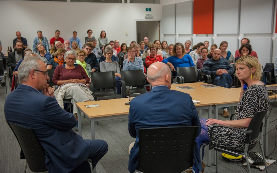 Debate Jos Delbeke and Werner Sels (Film Festival Leuven)